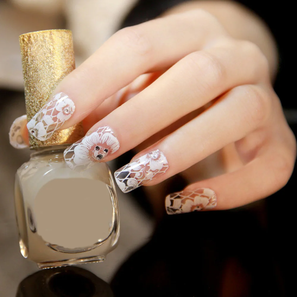 1Sheet 3D Water Decals Nail Art Stickers white lace flower on Nails of Dandelions Stickers for Nails Sticker Decorations Z023
1Sheet 3D Water Decals Nail Art Stickers white lace flower on Nails of Dandelions Stickers for Nails Sticker Decorations Z023