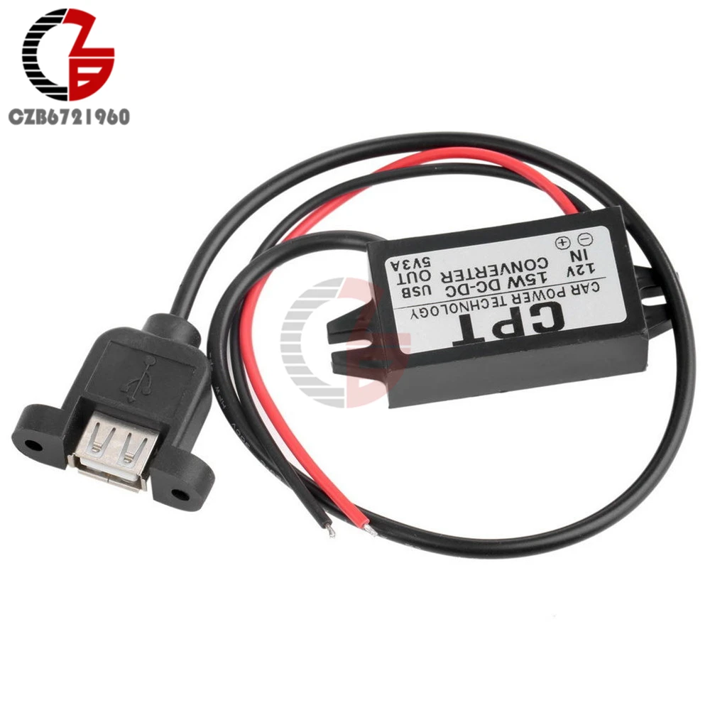 DC-DC 12V to 5V A Type USB Dual Converter Step Down Power Converter Adapter Over Current Heat Short Circuit Protection for Car
DC-DC 12V to 5V A Type USB Dual Converter Step Down Power Converter Adapter Over Current Heat Short Circuit Protection for Car
