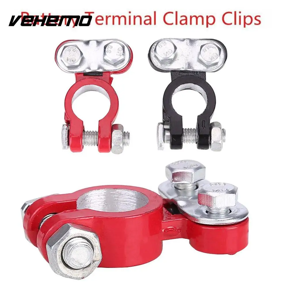VEHEMO 1 Pair Battery Wire Connector Car Clip Terminals Clamp Vehicle Replacement Parts Battery Electrical Crimp
VEHEMO 1 Pair Battery Wire Connector Car Clip Terminals Clamp Vehicle Replacement Parts Battery Electrical Crimp