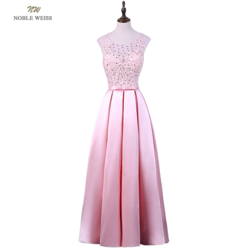LANSITINA Elegant Appliques Beads Long A-line Vestido Satin Sleeveless Pink Prom Dress Women Formal Evening Dresses
LANSITINA Elegant Appliques Beads Long A-line Vestido Satin Sleeveless Pink Prom Dress Women Formal Evening Dresses