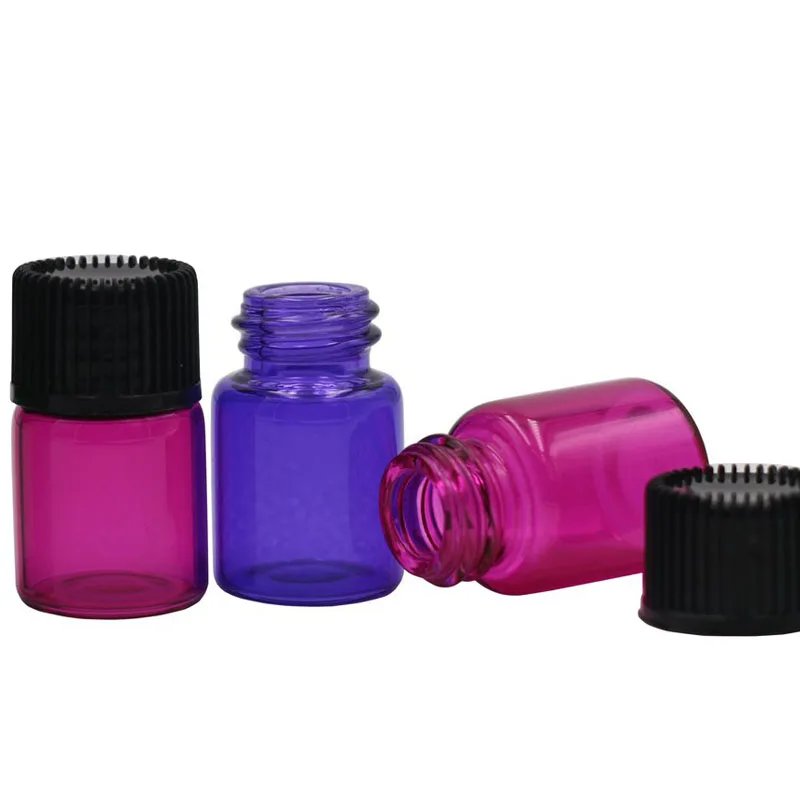 1pcs 1ml 2ml 3ml Mini Colorful Liquid Glass Bottle with Orifice Reducer and Cap Perfume Small Essential Oil Vials
1pcs 1ml 2ml 3ml Mini Colorful Liquid Glass Bottle with Orifice Reducer and Cap Perfume Small Essential Oil Vials