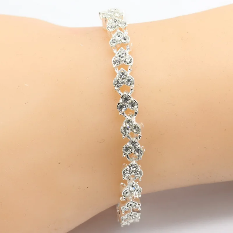Women Silver Color Bracelets Bangles Cubic Zirconia Rose Gold Bracelets for Women Golden Bracelet Femme 2019 Free Jewelry Box
Women Silver Color Bracelets Bangles Cubic Zirconia Rose Gold Bracelets for Women Golden Bracelet Femme 2019 Free Jewelry Box