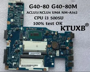 KTUXB Lenovo ACLU3/ACLU4 UMA NM-A362 motherboard for Lenovo G40-80 G40-80M notebook motherboard CPU i3 5005U DDR3 100% test work
KTUXB Lenovo ACLU3/ACLU4 UMA NM-A362 motherboard for Lenovo G40-80 G40-80M notebook motherboard CPU i3 5005U DDR3 100% test work