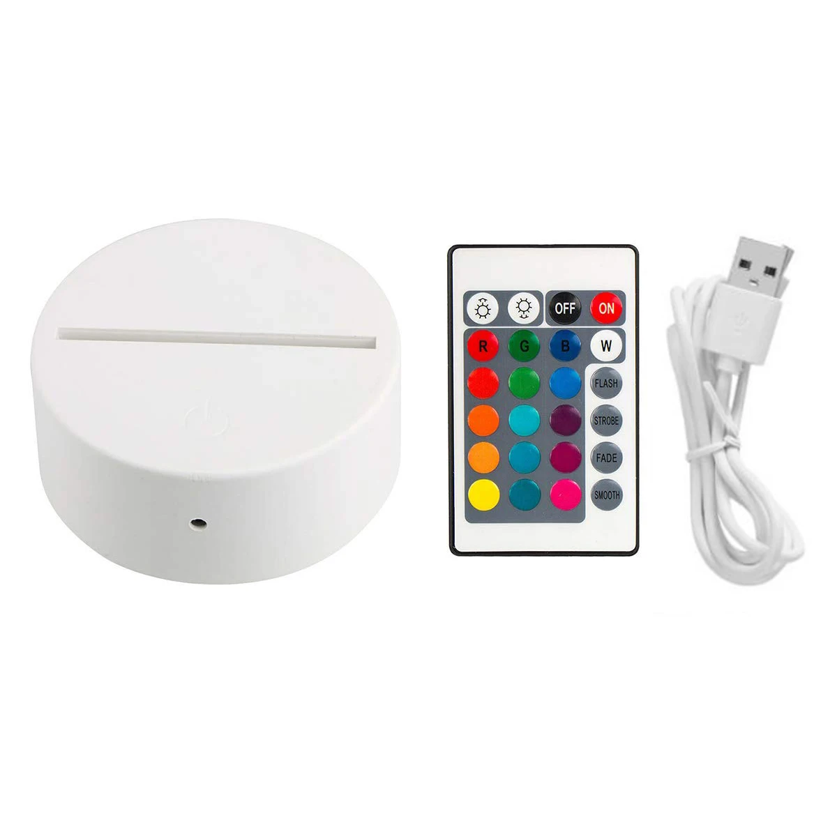 3D LED Lamp Base Touch Button Night Light Base + USB Cable + Remote Control For Home Cafe Decor
3D LED Lamp Base Touch Button Night Light Base + USB Cable + Remote Control For Home Cafe Decor