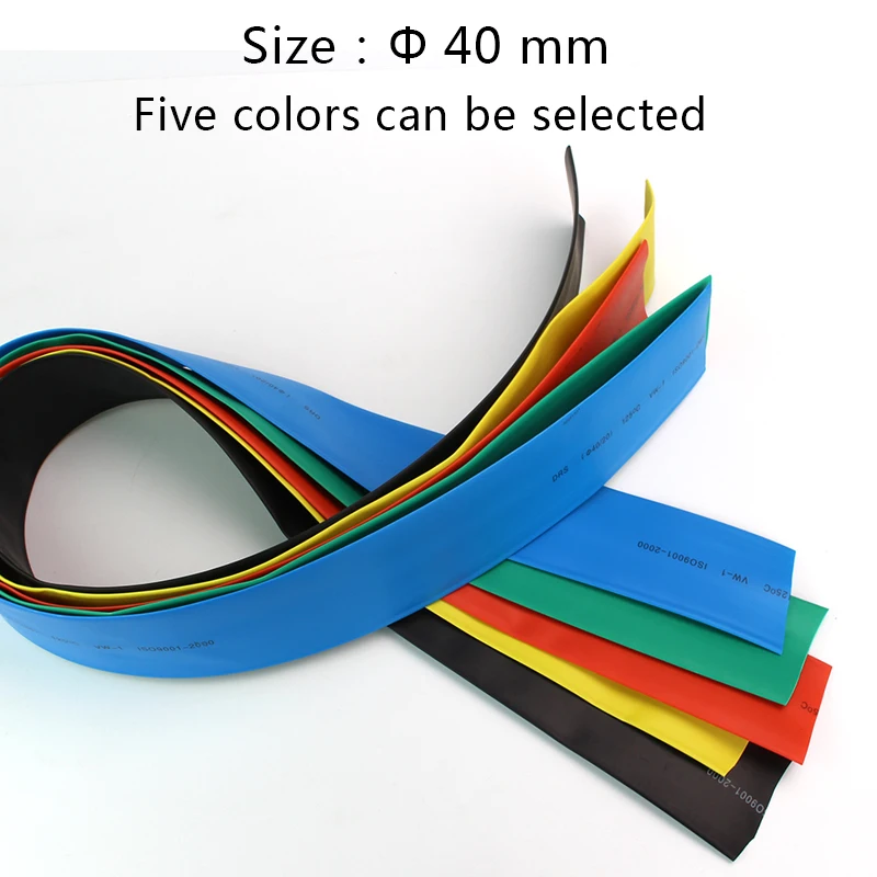 1Meter/lot 40mm 2:1 Heat Shrink Tube Tubing Wrap Heatshrink shrinkable tube Cable Sleeve Wire Kit
1Meter/lot 40mm 2:1 Heat Shrink Tube Tubing Wrap Heatshrink shrinkable tube Cable Sleeve Wire Kit