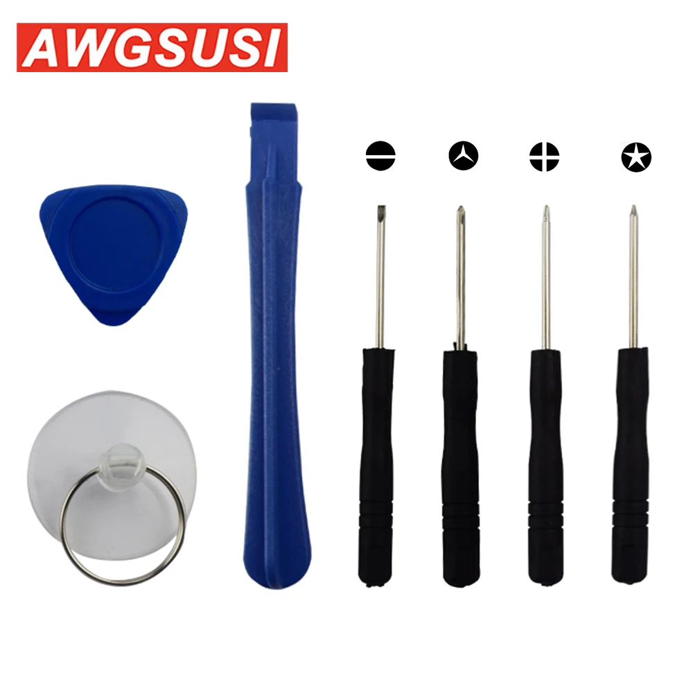 Repair Tool Set Including Screw Drivers Pry Openers Suction Cup for Cellphone Tablet and Others Assembly or Disassembly
Repair Tool Set Including Screw Drivers Pry Openers Suction Cup for Cellphone Tablet and Others Assembly or Disassembly