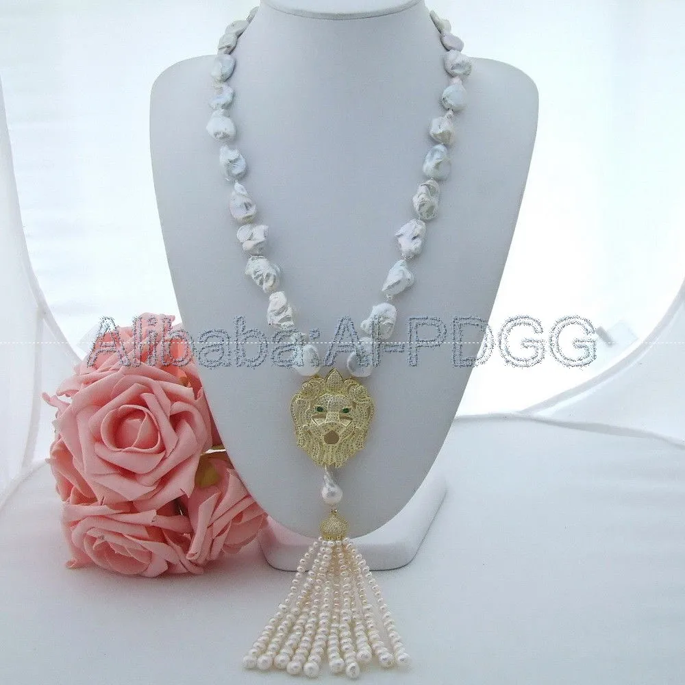 19" 2 Strands Round Faceted Graduated Garnet Necklace