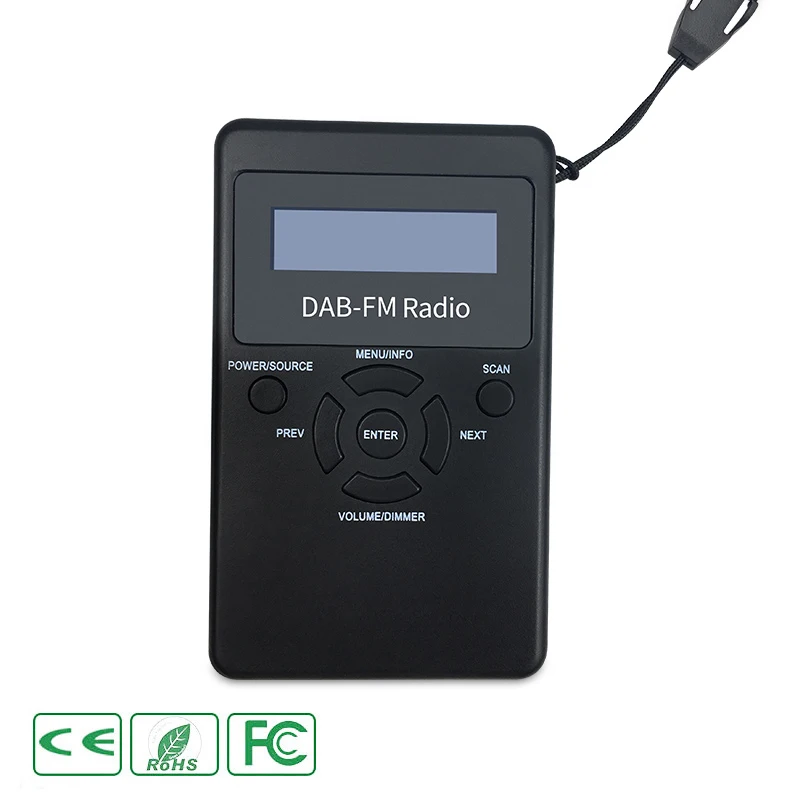 Mini Digital FM DAB Radio Dual Band Built-in Antenna Portable Receiver Kit None Bluetooth Music Player LCD Display USB Charging
Mini Digital FM DAB Radio Dual Band Built-in Antenna Portable Receiver Kit None Bluetooth Music Player LCD Display USB Charging