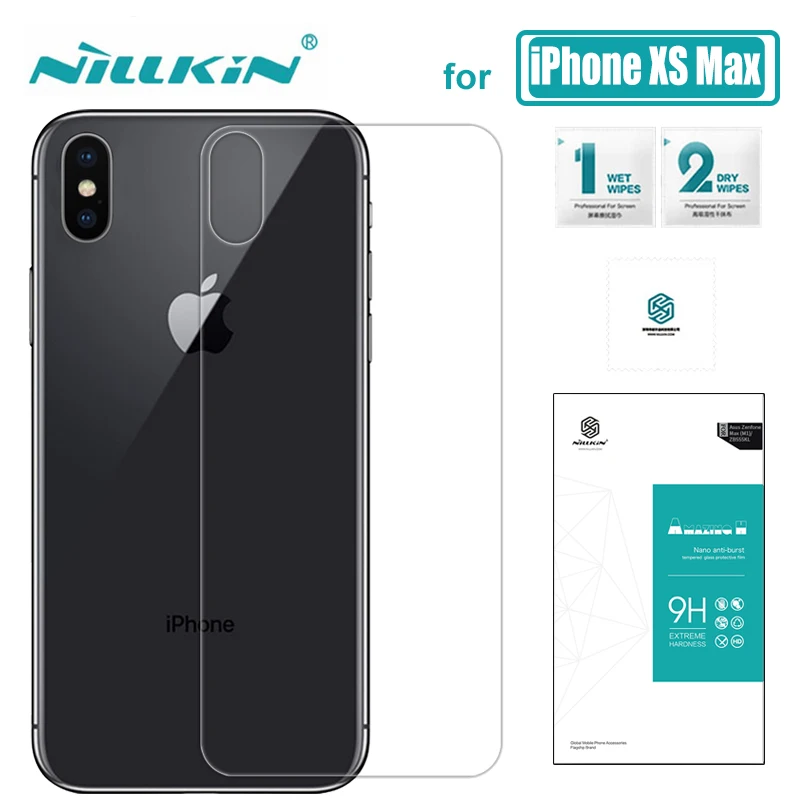 Nilkin for iPhone XS Max Back Side Panel Tempered Glass Screen Protector 9H Hard Ultra-Thin Nillkin for iPhone XS Max Back Glass
Nilkin for iPhone XS Max Back Side Panel Tempered Glass Screen Protector 9H Hard Ultra-Thin Nillkin for iPhone XS Max Back Glass