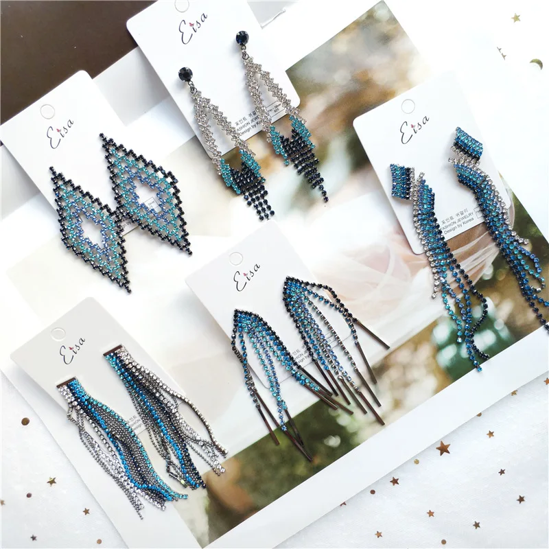 Korea Handmade Hyperbolic Tassel Rhinestone Women Drop Earrings Bangle Earrings Fashion Jewelry Fall Winter-JQDPER270D5
Korea Handmade Hyperbolic Tassel Rhinestone Women Drop Earrings Bangle Earrings Fashion Jewelry Fall Winter-JQDPER270D5