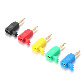 50pcs 5 Colors 2mm Gold Plated Banana Jack Plug Socket for Binding Post Test Probes Terminal Connector L shape
50pcs 5 Colors 2mm Gold Plated Banana Jack Plug Socket for Binding Post Test Probes Terminal Connector L shape