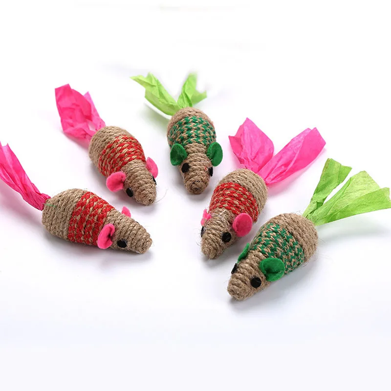 5 Pcs False Mouse Pet Cat Toy Animal Shape Playing Toys with Sound Paper Cat Kitten Sisal Mouse Toys
5 Pcs False Mouse Pet Cat Toy Animal Shape Playing Toys with Sound Paper Cat Kitten Sisal Mouse Toys