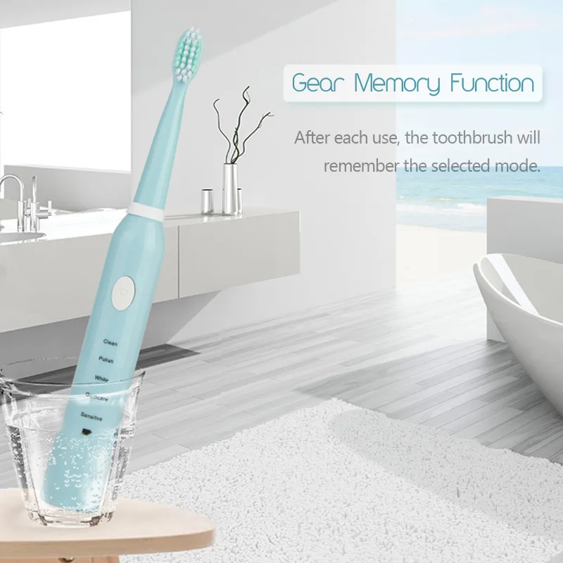 Electric Toothbrush Adult Timer Brush USB Charge Rechargeable Tooth Brushes with 3pcs Replacement Heads 40D
Electric Toothbrush Adult Timer Brush USB Charge Rechargeable Tooth Brushes with 3pcs Replacement Heads 40D