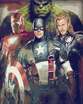Frameless picture on wall acrylic paint by numbers diy painting by numbers unique gift oil painting 40X50cm The Avengers
Frameless picture on wall acrylic paint by numbers diy painting by numbers unique gift oil painting 40X50cm The Avengers