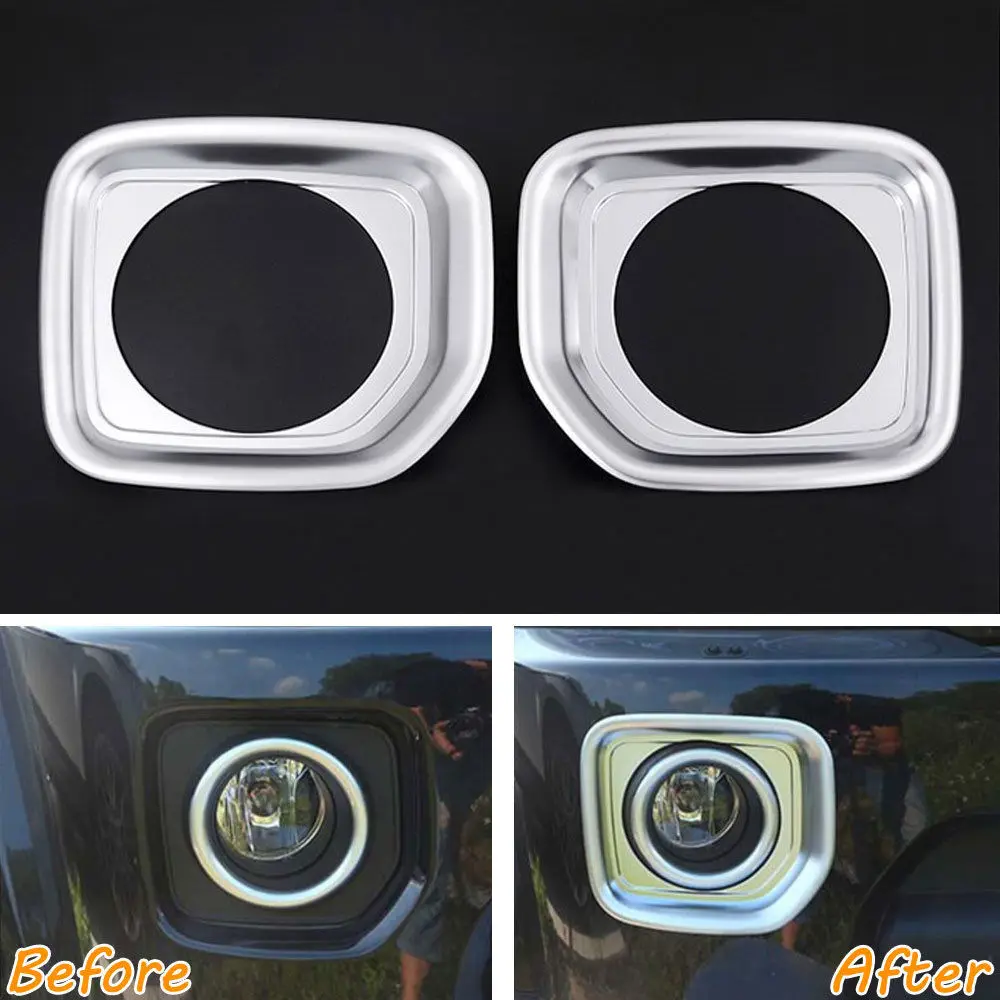 2x Car Outside ABS Chromium Styling Front Fog Light Lamp Cover Frame Trim Decal For 2014-2016 Land Rover Discovery 4 Car Styling
2x Car Outside ABS Chromium Styling Front Fog Light Lamp Cover Frame Trim Decal For 2014-2016 Land Rover Discovery 4 Car Styling