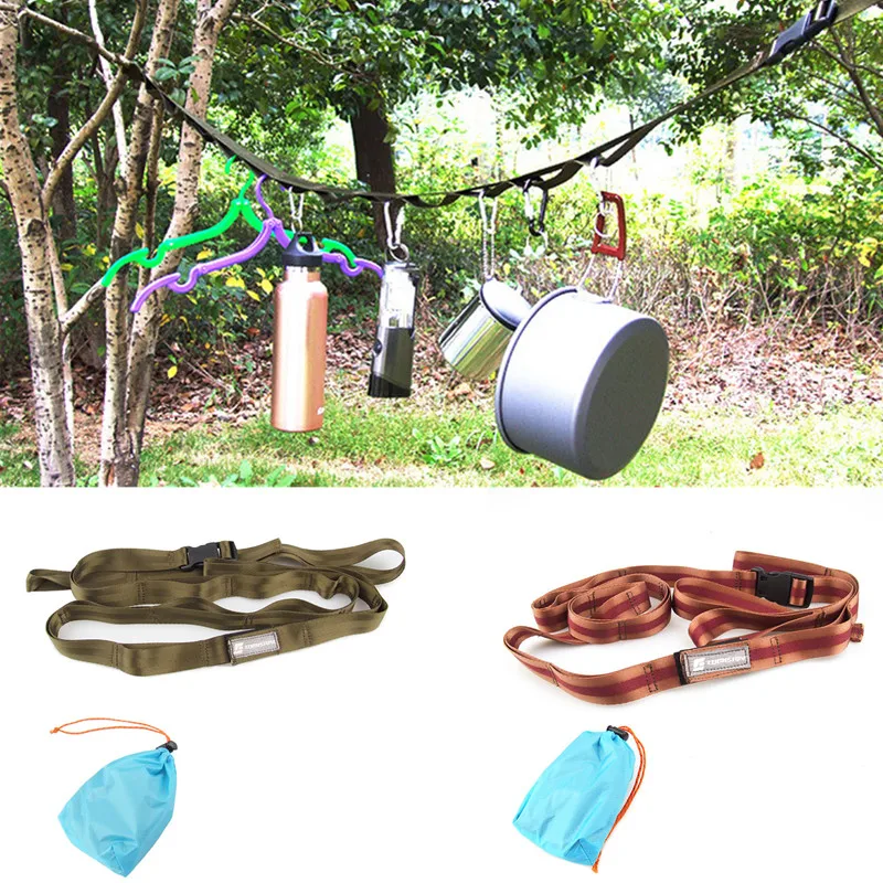 Outdoor Camping U-type Clothesline Drying Lanyard Hammock Tied Rope Rock climbing flat belt tool
Outdoor Camping U-type Clothesline Drying Lanyard Hammock Tied Rope Rock climbing flat belt tool