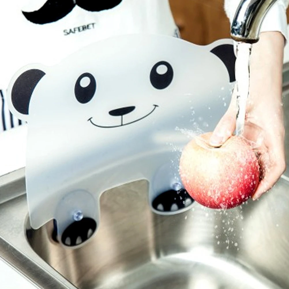 Splash Baffle Panda Shape Sink Water Splash Pool Impermeable Plate Wash Basin Gadget Suction Cup Rack Kitchen Tool Plastic Shelf
Splash Baffle Panda Shape Sink Water Splash Pool Impermeable Plate Wash Basin Gadget Suction Cup Rack Kitchen Tool Plastic Shelf