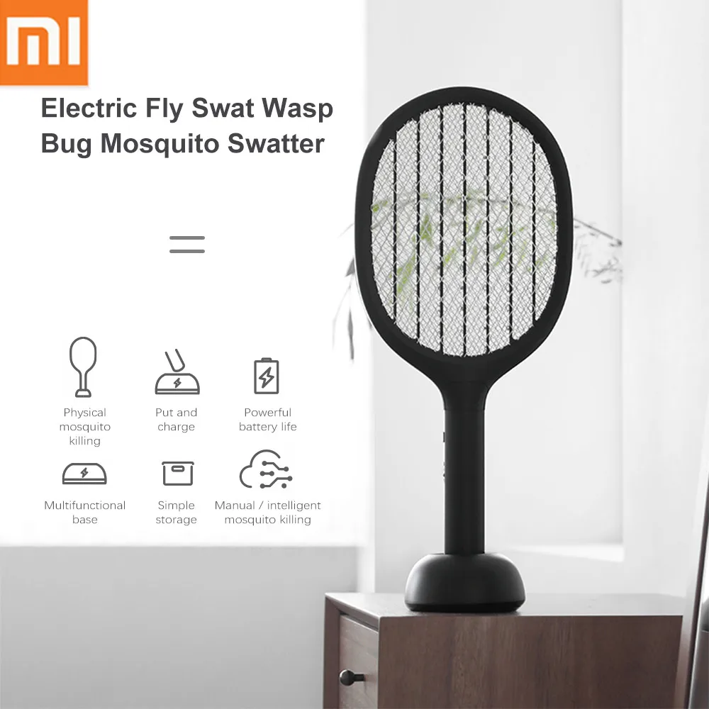 XIAOMI Youpin Electric Mosquito Swatter 3 Layer Mesh Portable Handheld Mosquito Killer Insect Fly Bug Mosquito Swatter Killer
XIAOMI Youpin Electric Mosquito Swatter 3 Layer Mesh Portable Handheld Mosquito Killer Insect Fly Bug Mosquito Swatter Killer