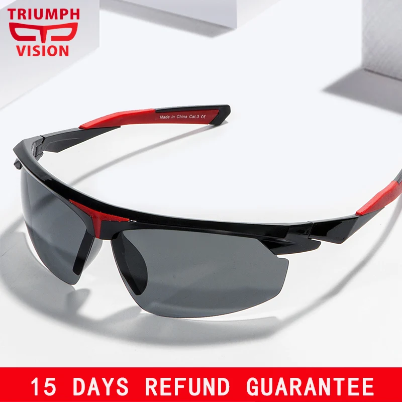 TRIUMPH VISION Polairized Driving Sunglasses Men Google Wind Proof Style Male Shades High Quality Driver Sun Glasses 
TRIUMPH VISION Polairized Driving Sunglasses Men Google Wind Proof Style Male Shades High Quality Driver Sun Glasses