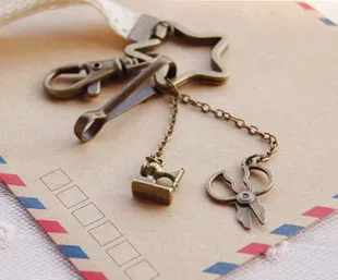 Vintage Metal Key Rings Bronzed Big Pentagram Star Scissors Sew Machine Big Heart Tower Windmills Keychains Unique Items K004
Vintage Metal Key Rings Bronzed Big Pentagram Star Scissors Sew Machine Big Heart Tower Windmills Keychains Unique Items K004
