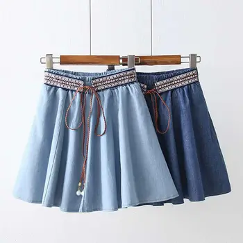 summer Womens ladies A-line Jeans Skirt Button High Waist Denim Skirt harajuku mini high quality jean
summer Womens ladies A-line Jeans Skirt Button High Waist Denim Skirt harajuku mini high quality jean