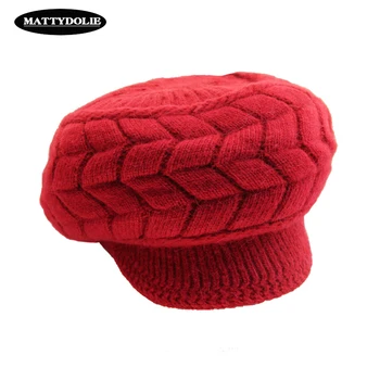 MATTYDOLIE Beret Women Winter Plus Velvet Solid Color Knit Hat Warm Hat Outdoor Windproof Snow cCap Rabbit Fur Hat
MATTYDOLIE Beret Women Winter Plus Velvet Solid Color Knit Hat Warm Hat Outdoor Windproof Snow cCap Rabbit Fur Hat