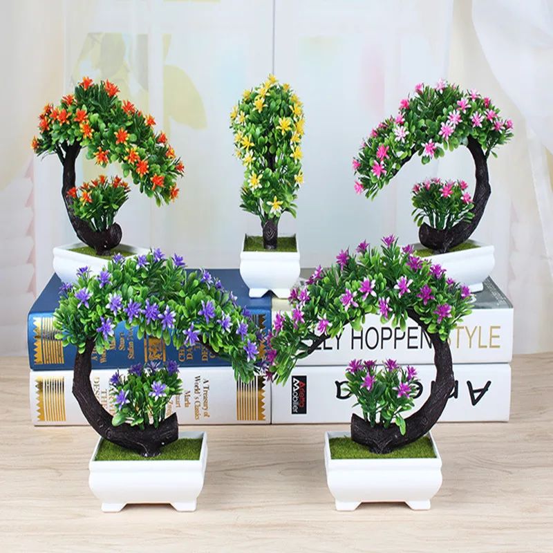 1pc Creative welcome Songhua simulation bonsai decoration artificial flower fake green plant decoration home decoration
1pc Creative welcome Songhua simulation bonsai decoration artificial flower fake green plant decoration home decoration