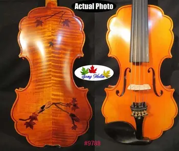 Baroque style SONG Brand Maestro inlay maple leaf lace 5strings 4/4 violin #9788
Baroque style SONG Brand Maestro inlay maple leaf lace 5strings 4/4 violin #9788