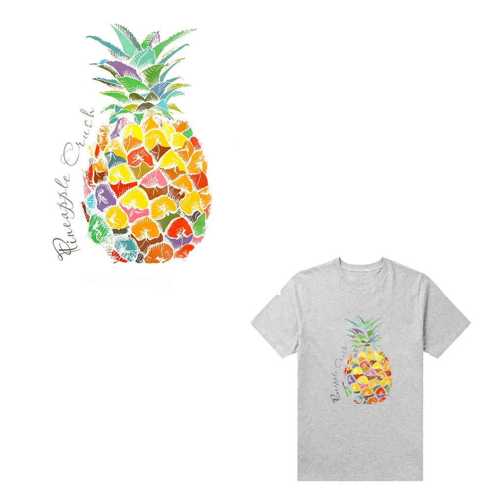 Cloth Patch Stickers For Kids Color Pineapple Fruit Patches Iron-on Heat Transfers DIY Decoration Appliqued For Women's Top
Cloth Patch Stickers For Kids Color Pineapple Fruit Patches Iron-on Heat Transfers DIY Decoration Appliqued For Women's Top