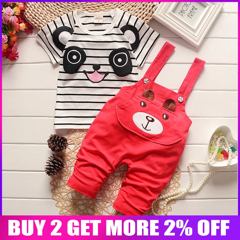 Boys summer clothing sets children cartoon panda tops+ bib shorts 2pcs tracksuits for boys kids sports suit set outfits
Boys summer clothing sets children cartoon panda tops+ bib shorts 2pcs tracksuits for boys kids sports suit set outfits