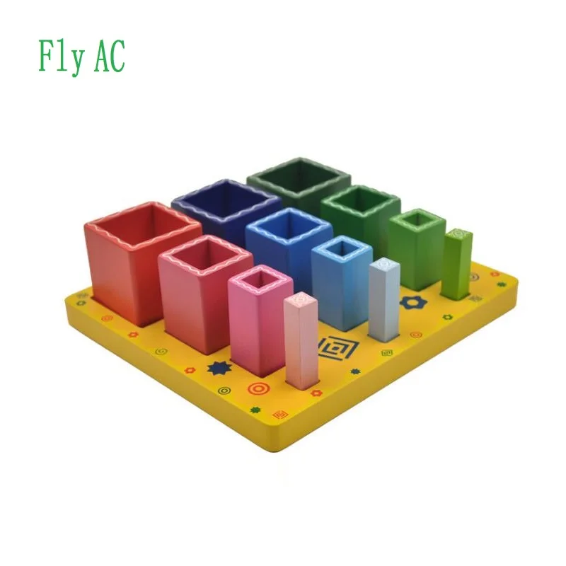 Fly AC Montessori Educational Wooden Toys For Children Stacked blocks Toy Baby Development Practice and Senses Toys Gift
Fly AC Montessori Educational Wooden Toys For Children Stacked blocks Toy Baby Development Practice and Senses Toys Gift