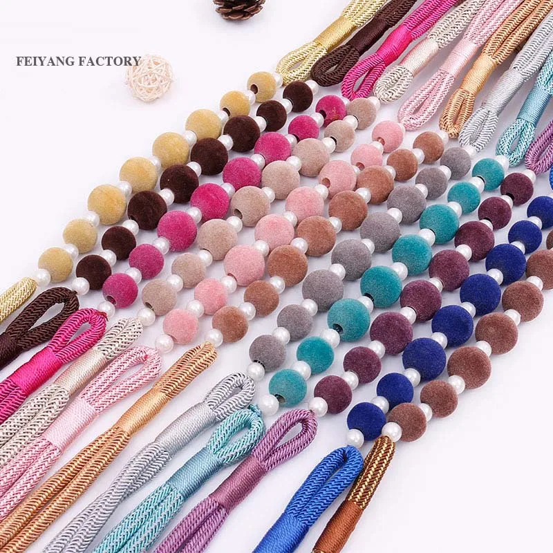 1 Pair Curtain Tie Backs Europe Style Colorful Tieback Beautiful Cashmere Beads Holder Curtain Accessories Cute Home Decor
1 Pair Curtain Tie Backs Europe Style Colorful Tieback Beautiful Cashmere Beads Holder Curtain Accessories Cute Home Decor