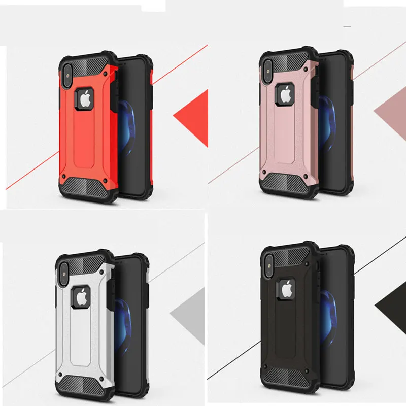 

Strong Hybrid Tough Shockproof Armor Phone Back Case for iPhone XS MAX XR Xs X 8 7 6S Plus 5S SE Hard Rugged Impact Cover Fundas
