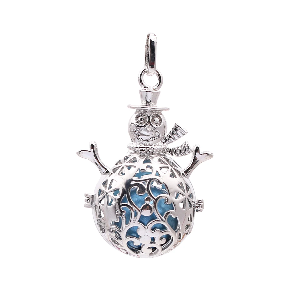 1pc Dull Silver Large Snowman Lockets Lava Bead Cage Pendant for Perfume Aroma Essential Oil Diffuser Locket Necklace Making
1pc Dull Silver Large Snowman Lockets Lava Bead Cage Pendant for Perfume Aroma Essential Oil Diffuser Locket Necklace Making