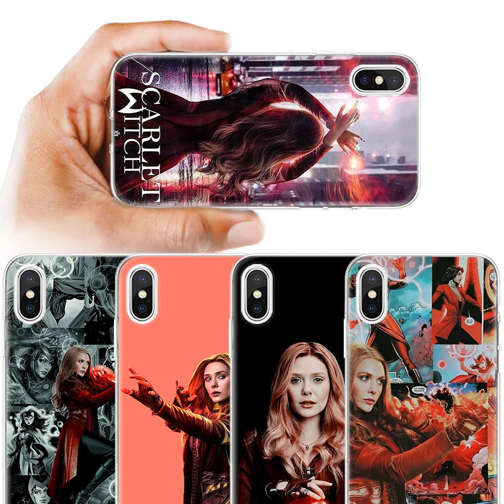 Scarlet Witch Pattern Rubber Cover Case Capa for Apple iPhone 11 11Pro X XR XS Max 7 8 6 6S 5 5C 5S SE Plus 7Plus 8Plus 6P 7+ 8+
Scarlet Witch Pattern Rubber Cover Case Capa for Apple iPhone 11 11Pro X XR XS Max 7 8 6 6S 5 5C 5S SE Plus 7Plus 8Plus 6P 7+ 8+