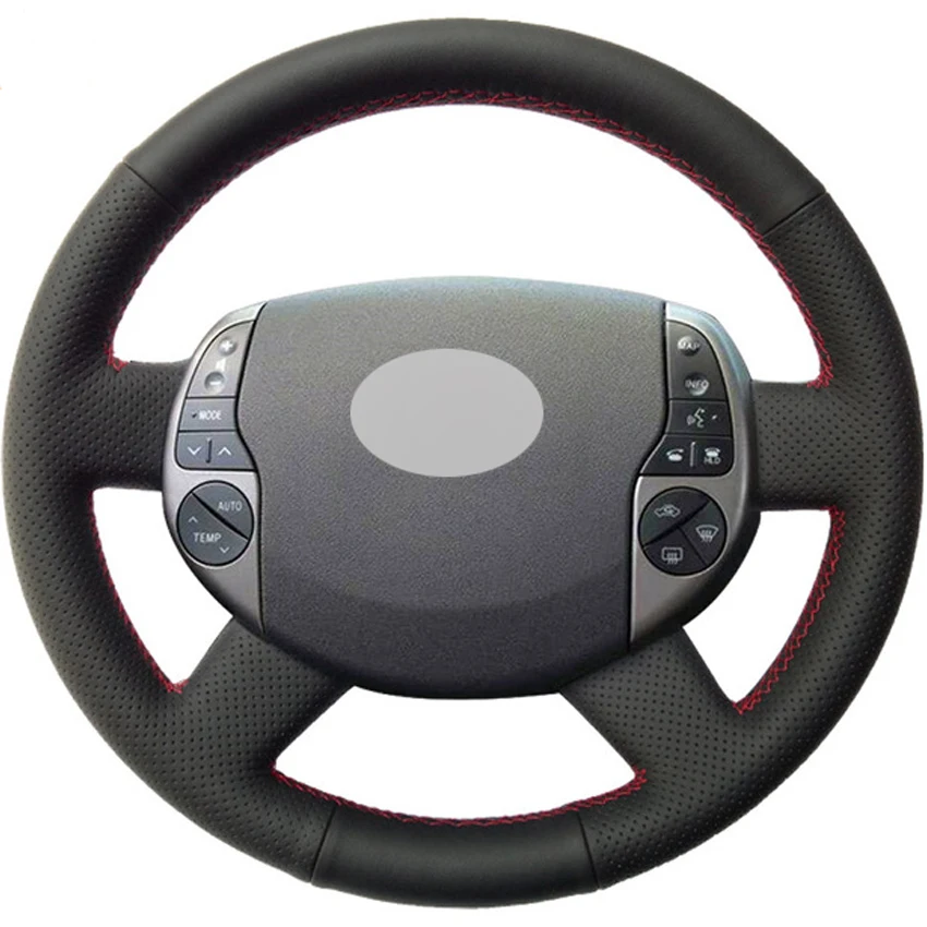 Black PU Faux Leather DIY Hand-stitched Car Steering Wheel Cover for Toyota Prius 20(XW20) 2004 2005 2006 2007 2008 2009
Black PU Faux Leather DIY Hand-stitched Car Steering Wheel Cover for Toyota Prius 20(XW20) 2004 2005 2006 2007 2008 2009