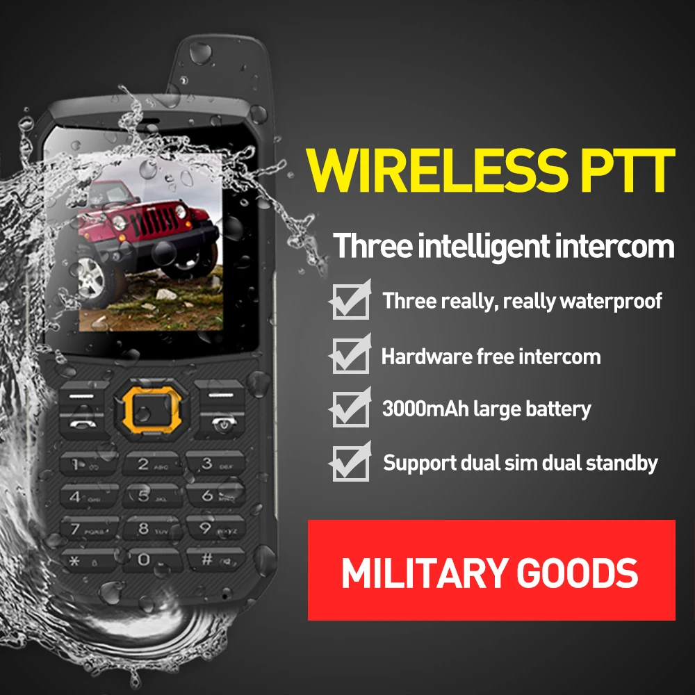 cectdigi F8 IP67 Waterproof Shockproof Rugged Phone Walkie talkie phone support Power bank Flashlight 3000mAh Russian keyboard
cectdigi F8 IP67 Waterproof Shockproof Rugged Phone Walkie talkie phone support Power bank Flashlight 3000mAh Russian keyboard