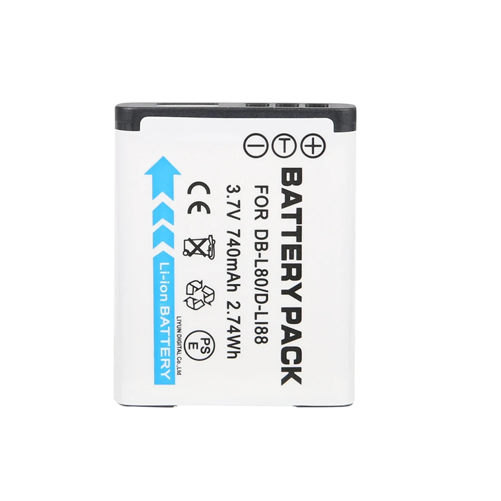 2PCS/Lot Original 900mAh D-LI88 DLI88 DBL80 Camera Battery for Pentax Optio P70 P80 WS80 H80 H90 W90 Black Box-18 40C Box18
2PCS/Lot Original 900mAh D-LI88 DLI88 DBL80 Camera Battery for Pentax Optio P70 P80 WS80 H80 H90 W90 Black Box-18 40C Box18