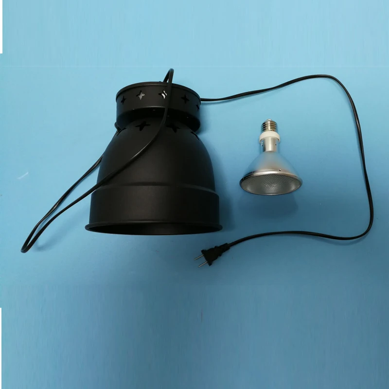 dimmbale lamp fixture with metal hanlide uvb bulb and ballast for reptile plant grow lighting | Освещение
