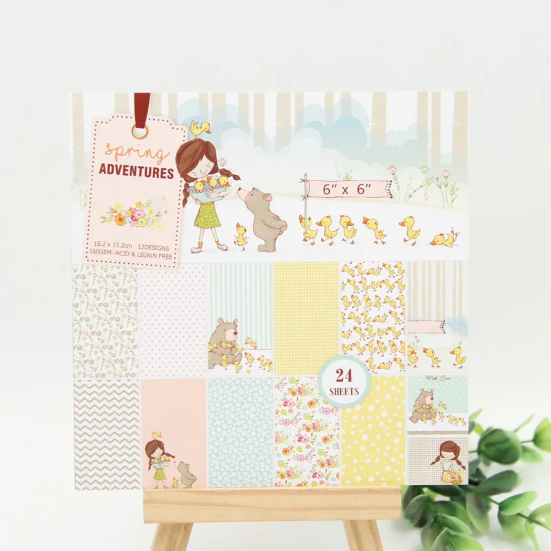 KLJUYP 12 Sheets Spring Adventures Scrapbooking Pads Paper Origami Art Background Paper Card Making DIY Scrapbook Paper Craft
KLJUYP 12 Sheets Spring Adventures Scrapbooking Pads Paper Origami Art Background Paper Card Making DIY Scrapbook Paper Craft
