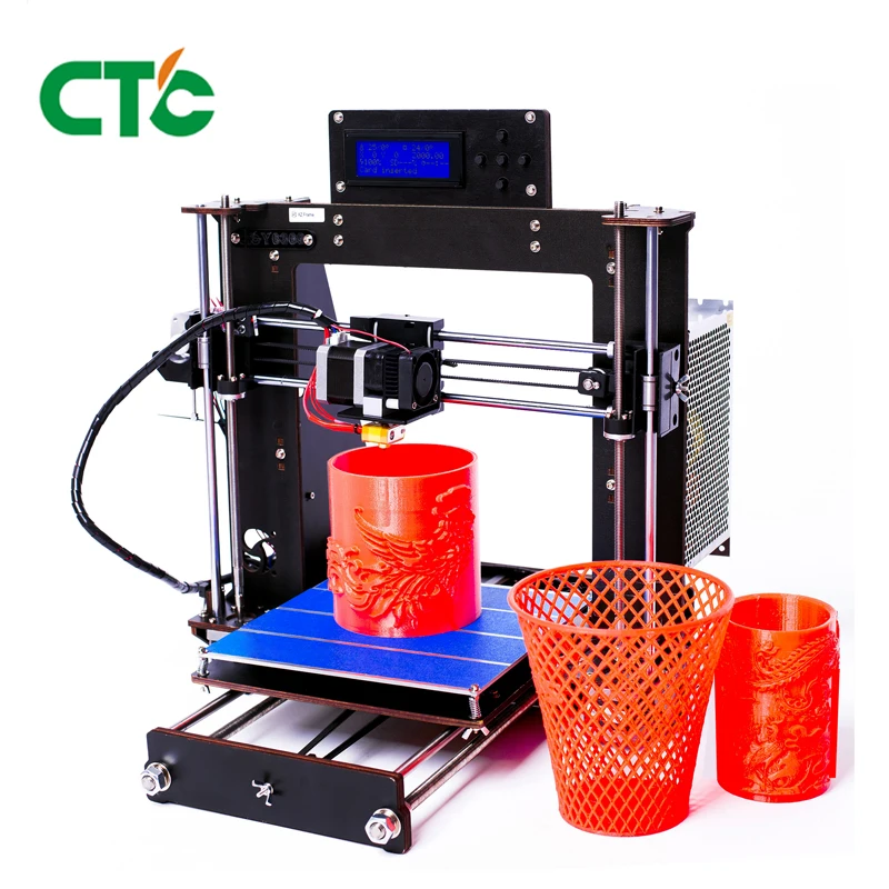 CTC stampante 3d Reprap Prusa i3 DIY black color Wood frame Power Failure Resume Printing High Precision 3d Printer
CTC stampante 3d Reprap Prusa i3 DIY black color Wood frame Power Failure Resume Printing High Precision 3d Printer