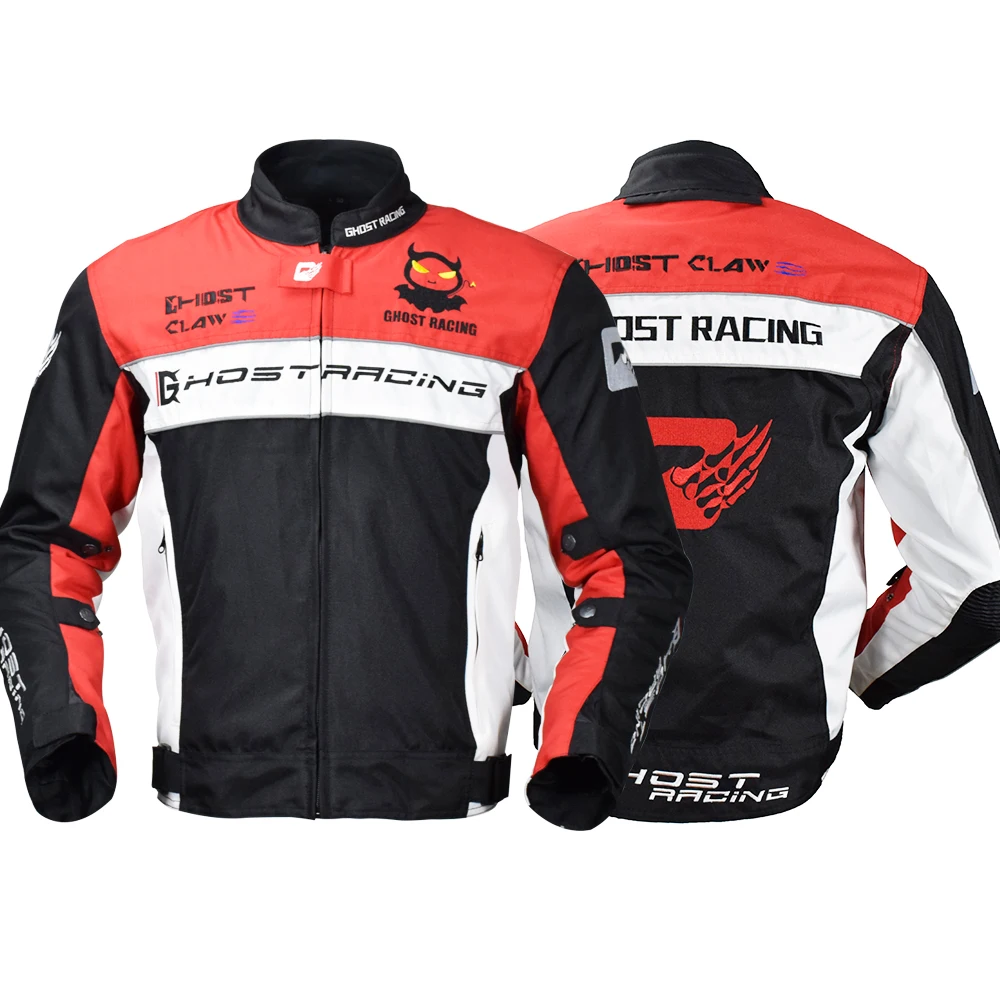 2019 Fashion Oxford fabric GHOST RACING Motorcycle Jacket Waterproof Windproof Thermal Protective Racing Jacket Reflective Strip
2019 Fashion Oxford fabric GHOST RACING Motorcycle Jacket Waterproof Windproof Thermal Protective Racing Jacket Reflective Strip