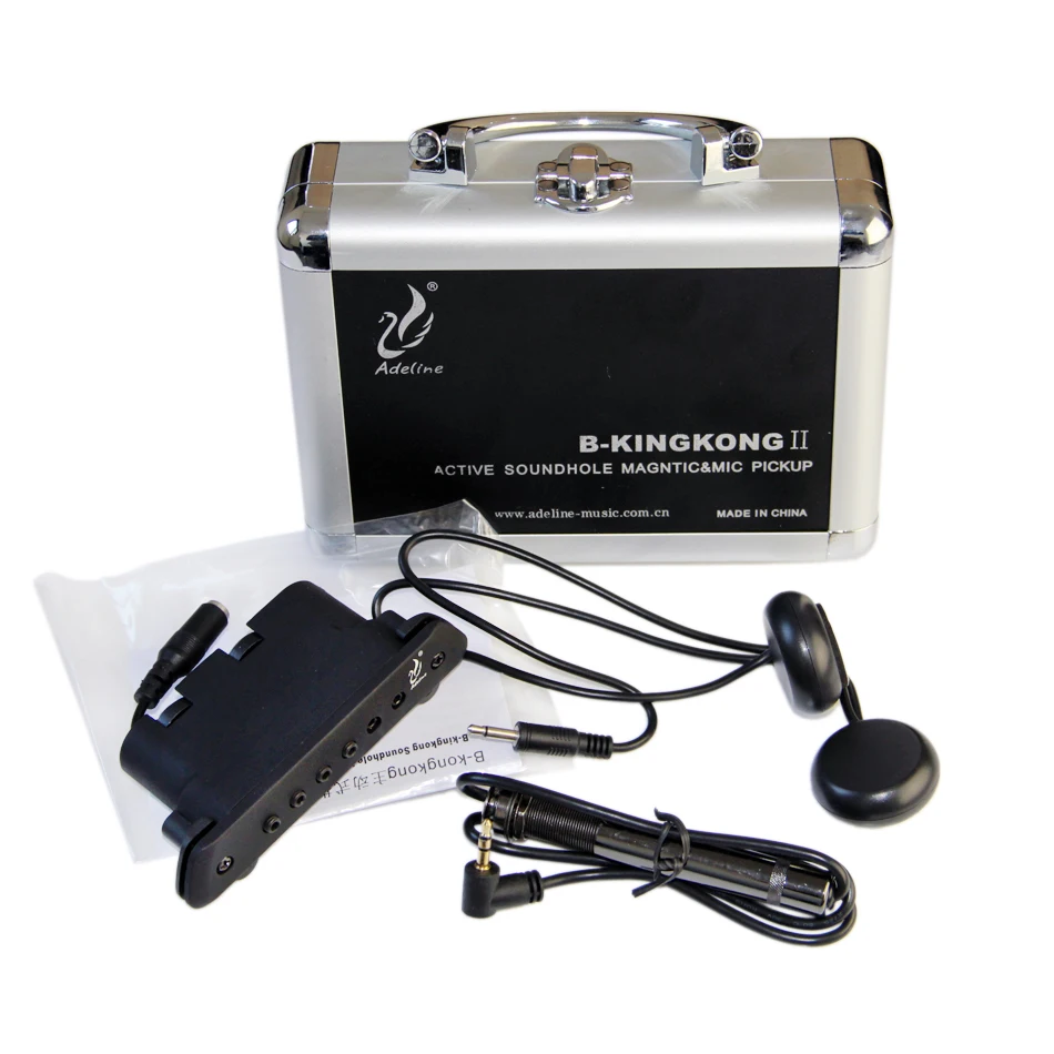 Adeline B-Kingkong2 Active Soundhole Pickup Good with High Feedback Resistance for Acoustic Guitar and Finger Style Guitar
Adeline B-Kingkong2 Active Soundhole Pickup Good with High Feedback Resistance for Acoustic Guitar and Finger Style Guitar