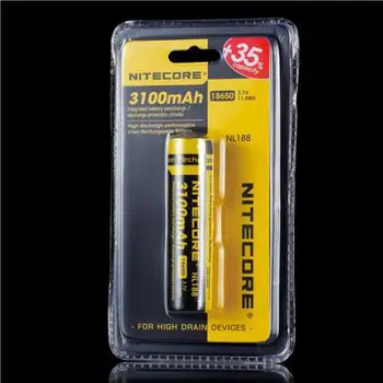 Free Shipping NITECORE NL188 18650 3100mAh 3.7V 11.5Wh Li-ion Rechargeable Battery with PCB Protected
Free Shipping NITECORE NL188 18650 3100mAh 3.7V 11.5Wh Li-ion Rechargeable Battery with PCB Protected