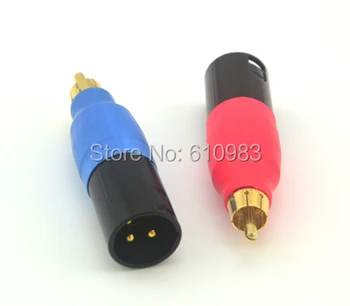 1pc RCA Splitter 3 Pin XLR Plug Connector to RCA Plug Red Blue Audio Adapter Connectors
1pc RCA Splitter 3 Pin XLR Plug Connector to RCA Plug Red Blue Audio Adapter Connectors