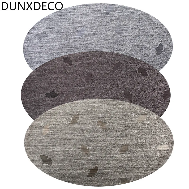 DUNXDECO Table Placemat Ovals Shape PVC Plate Cover Mat Hot Insulation Waterproof Mat European Simple Party Dinner Desk Decor
DUNXDECO Table Placemat Ovals Shape PVC Plate Cover Mat Hot Insulation Waterproof Mat European Simple Party Dinner Desk Decor