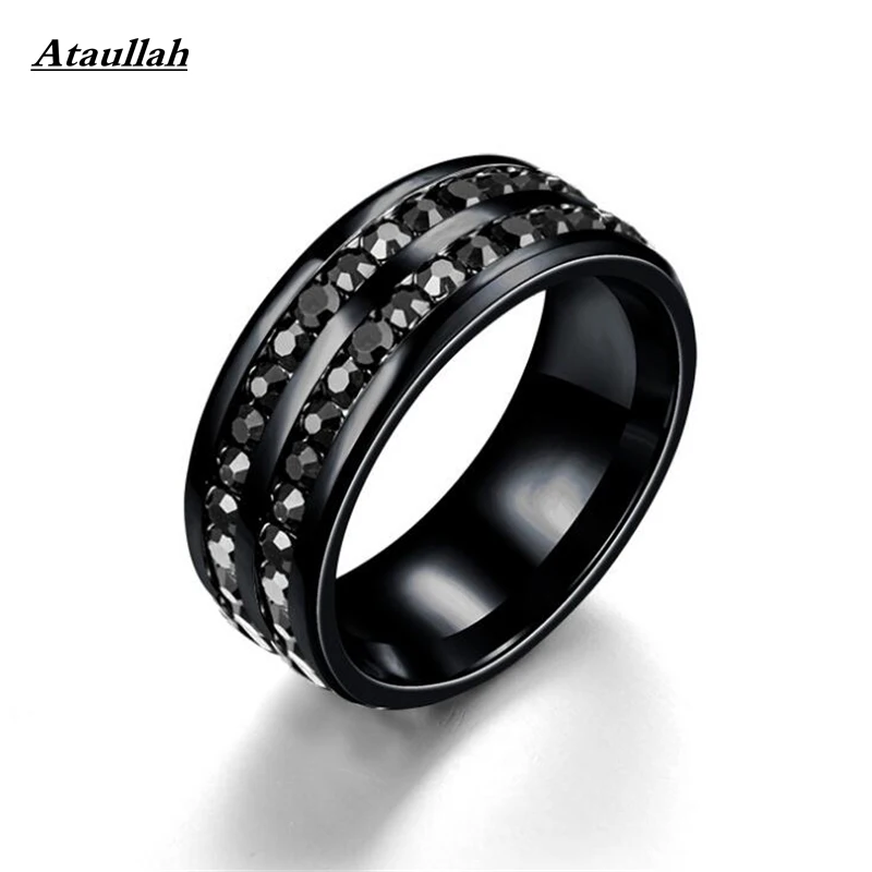 Ataullah Zircon Bijoux Femme CZ Round Rings for Women Wedding Gift Stainless Steel Ring Men Vintage Black Anillos RWD7-052-3
Ataullah Zircon Bijoux Femme CZ Round Rings for Women Wedding Gift Stainless Steel Ring Men Vintage Black Anillos RWD7-052-3