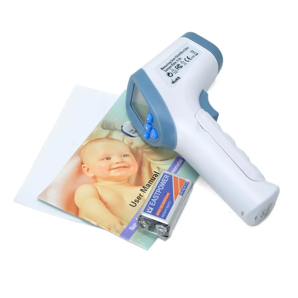 High Precision Baby Infrared Thermometer Non-Contact Forehead Measure Body Temp C/F Switchable Auto Range Alarm Setting
High Precision Baby Infrared Thermometer Non-Contact Forehead Measure Body Temp C/F Switchable Auto Range Alarm Setting