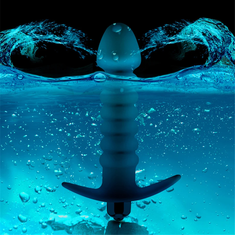 Silicone Vaginal Vibrator Vibrating Anal Butt Plug Waterproof Prostate Massage Clit Stimulator Masturbator Sex Toy For Men Women