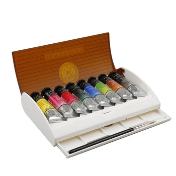 SENNELIER Top Artist 8 Colors 10ML Honey Watercolor Paints Suits Tinting Iron Box Advanced Watercolor Pigments
SENNELIER Top Artist 8 Colors 10ML Honey Watercolor Paints Suits Tinting Iron Box Advanced Watercolor Pigments